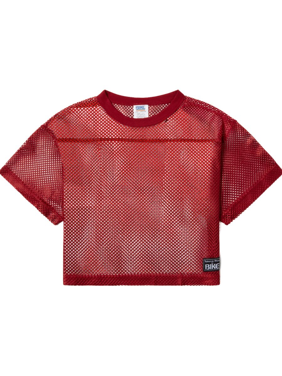 BIKE Athletic BAM134 Short Sleeve Practice Jersey Top Color Red