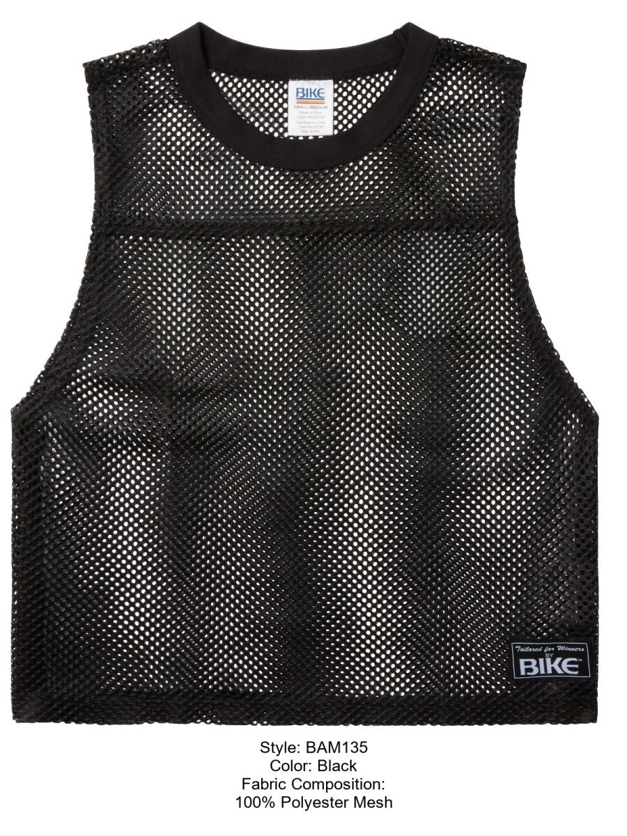 BIKE Athletic BAM135 Elevate Your Training Sleeveless Practice Jersey Color Black