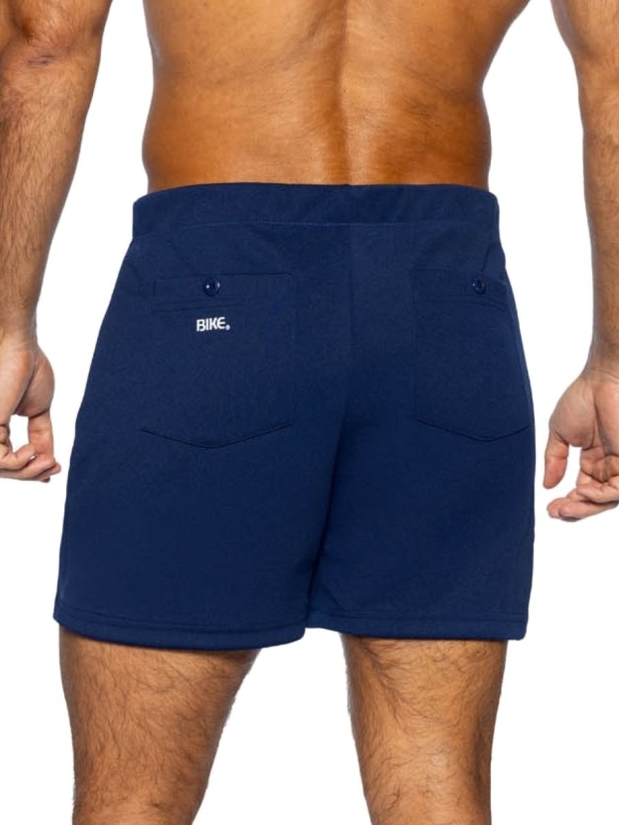 BIKE Athletic BAM207 Coaches Short 5 inch Inseam Color Navy