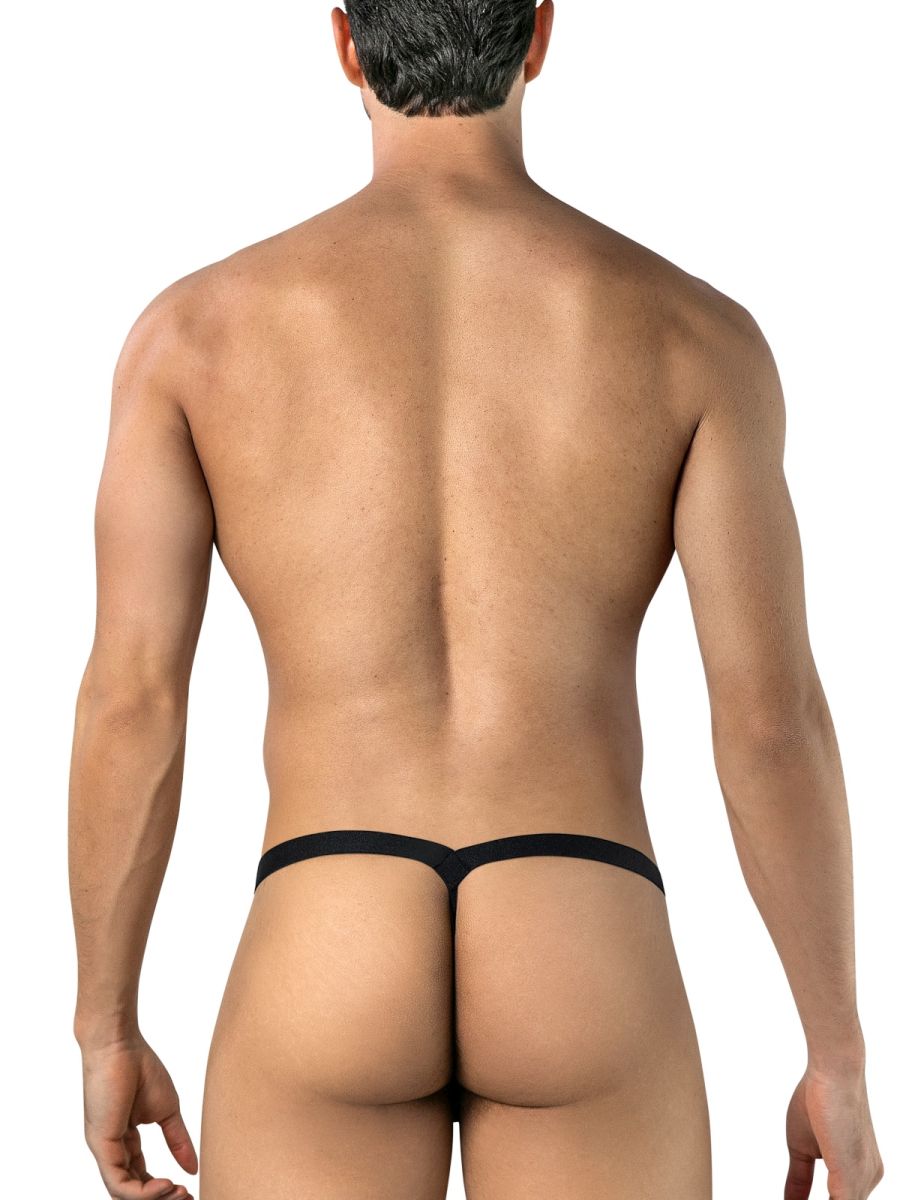 CandyMan 95017 Mens Stretch Dot Mesh Daring Attraction Thongs Wine