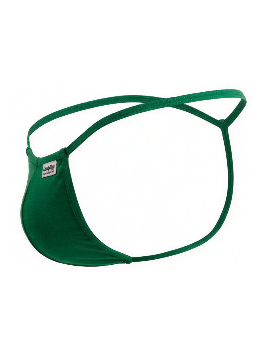 CandyMan 9586 Mens Sexy G-string Thong Nature Green