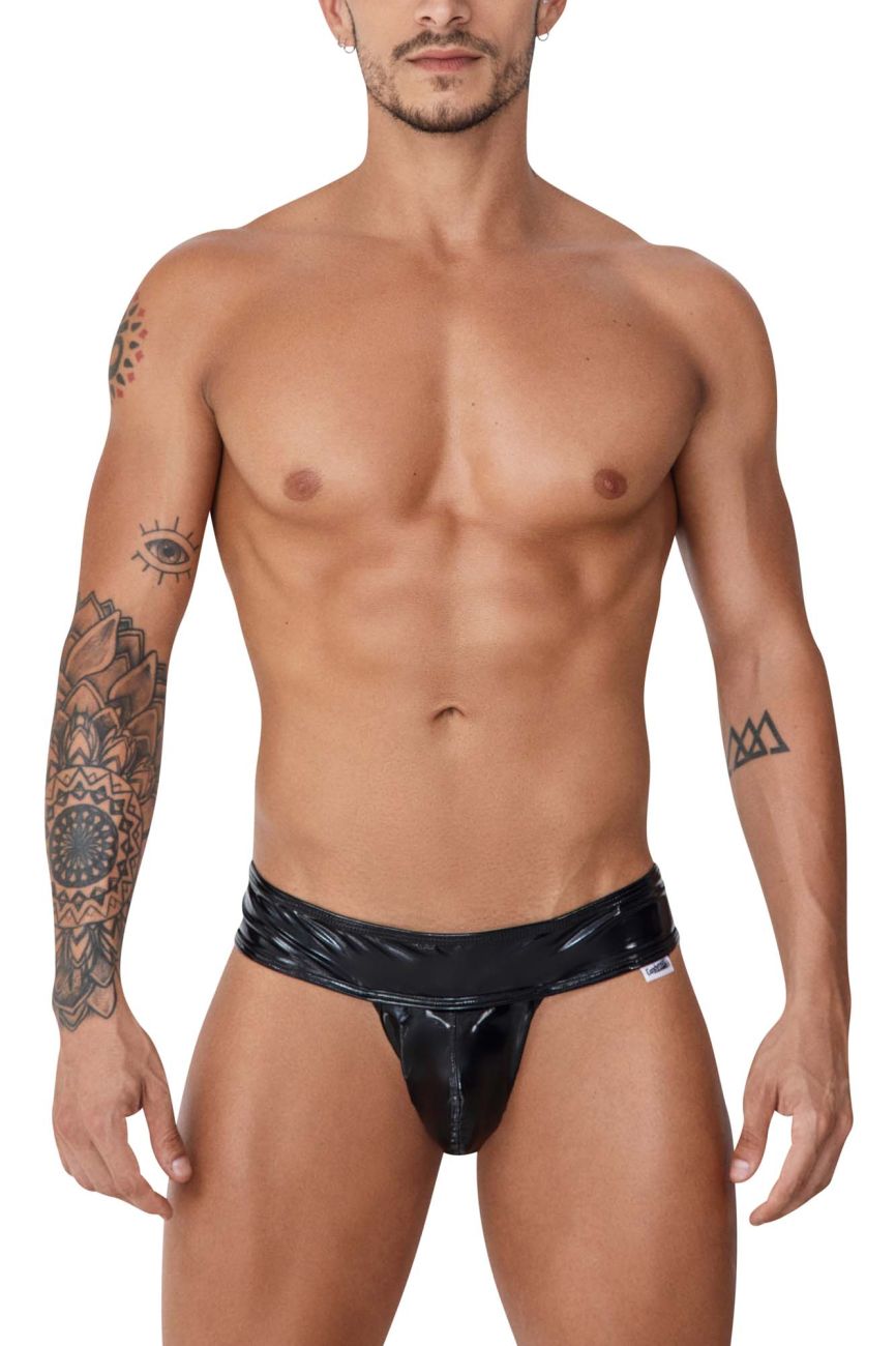 CandyMan 99742 Gloss Thongs Black