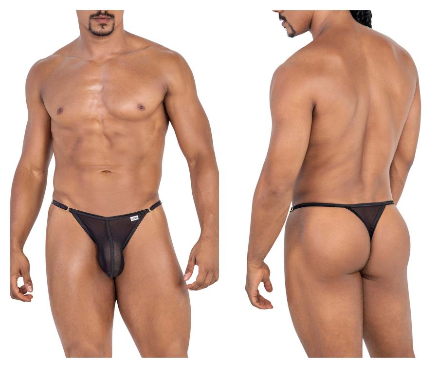 Gregg Homme Men's Caliente Swim Thong - Microfiber, Anatomical Pouch, Solid Colors