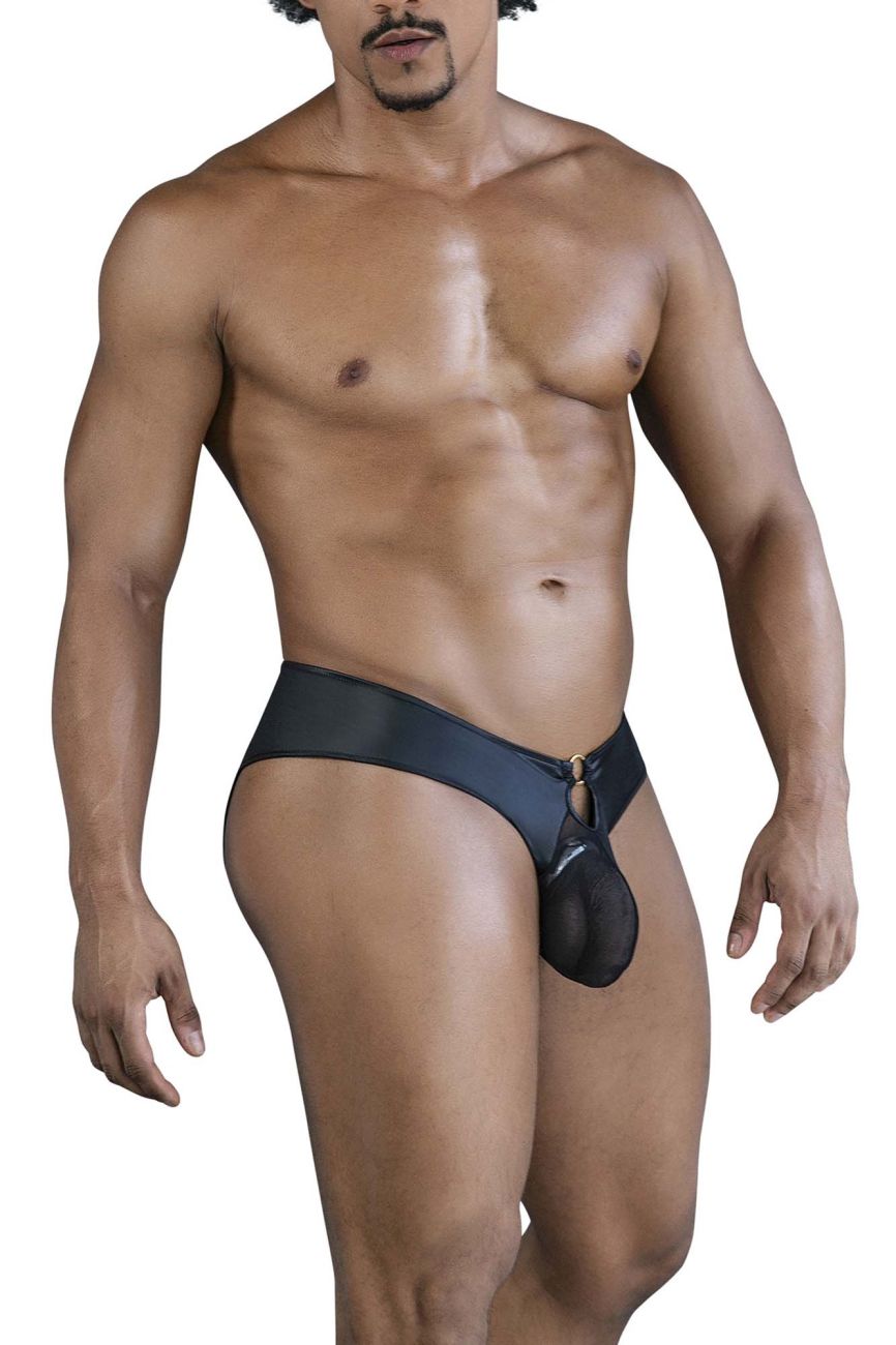 CandyMan 99817 Bulge Ring Jockstrap Black