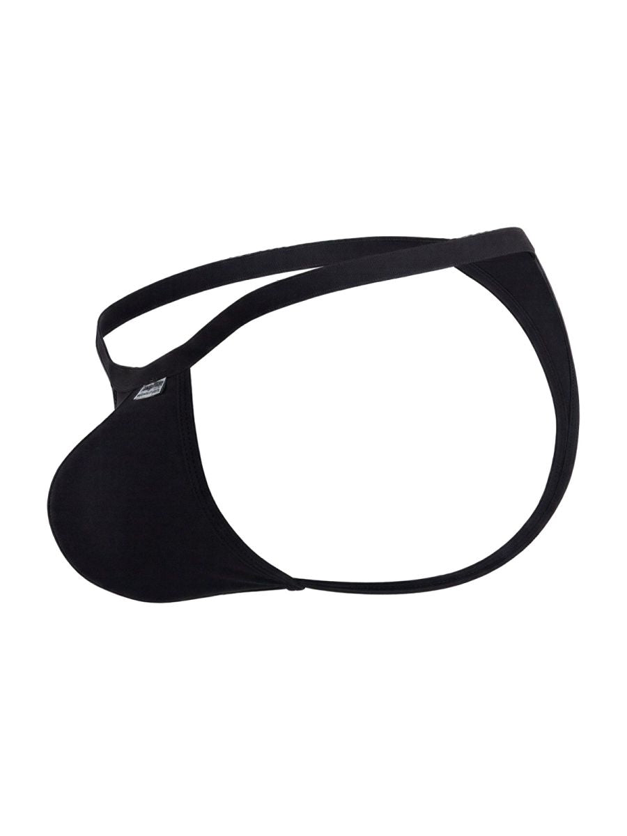 CandyMan 99948 Mens Minimalism Sleek & Modern Thong Black