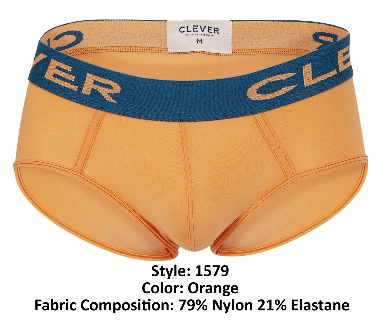 Clever 1579 Coque Briefs Orange