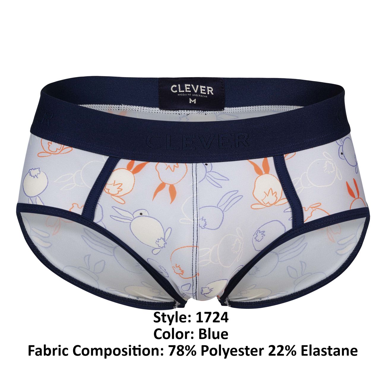 Clever 1724 Coney Briefs Blue