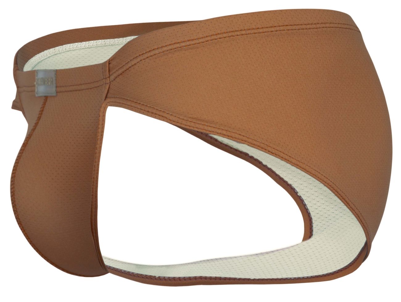 Clever 1775 Optimo Mens Sleek Contoured Pouch Briefs Ochre