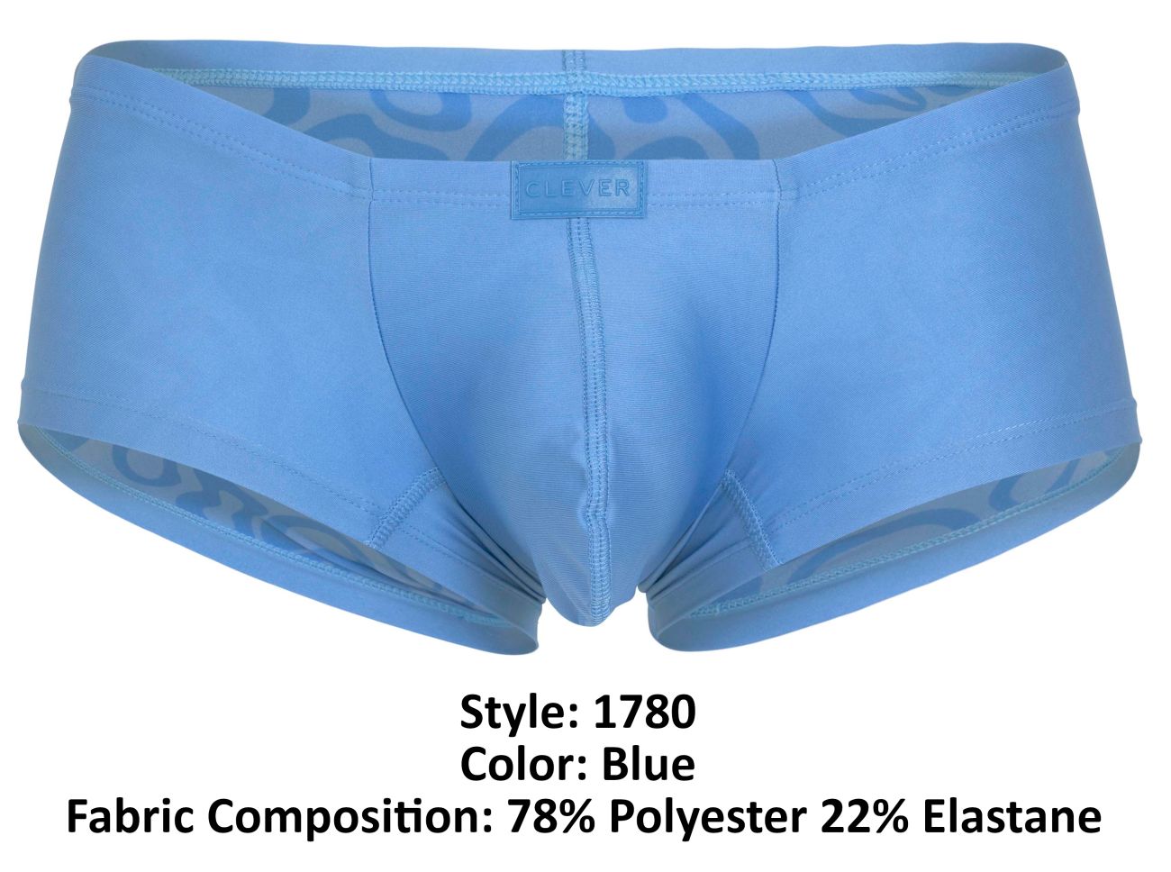 Clever 1780 Maya Male Microfiber Trunks Blue