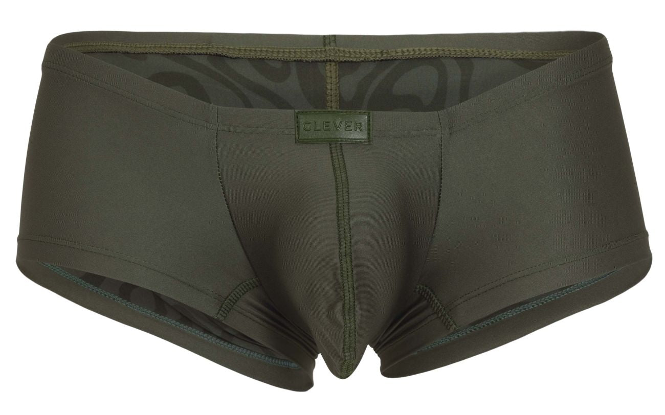 Clever 1780 Maya Male Microfiber Trunks Dark Green