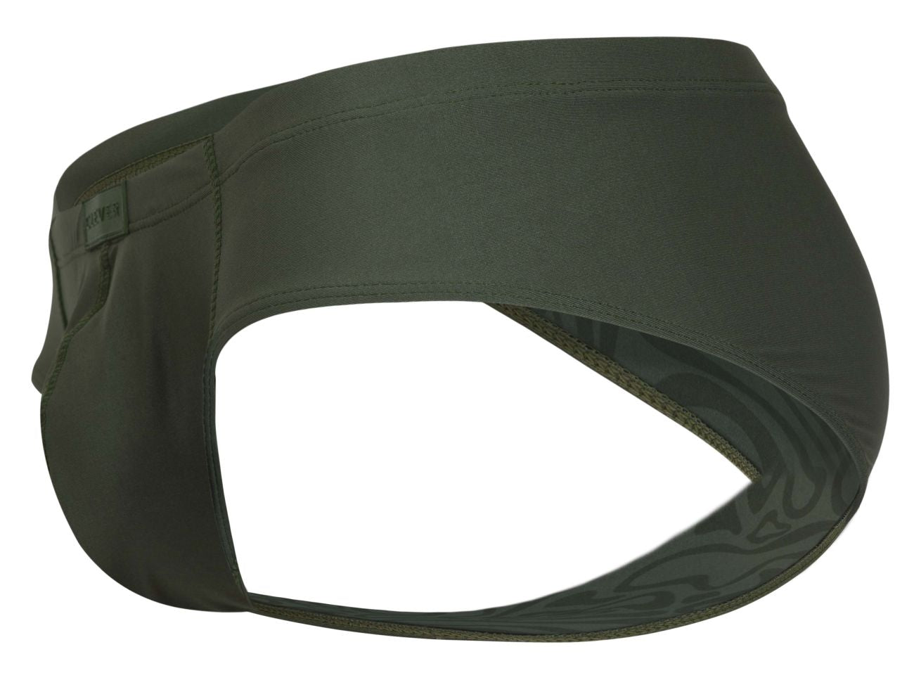 Clever 1781 Maya Mens Minimalist Look Briefs Dark Green