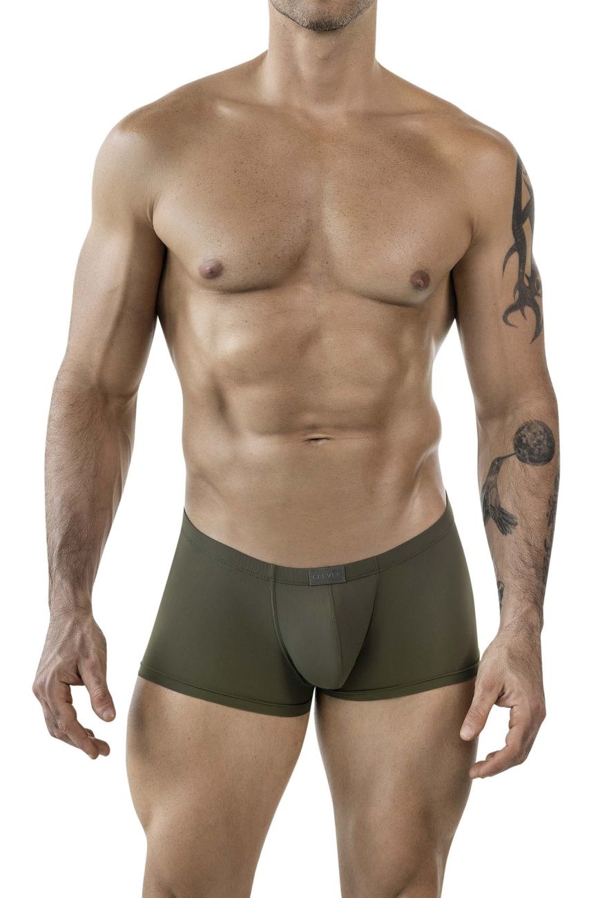 Clever 1842 Buenavista Male Sleek Contoured Pouch Trunks Green