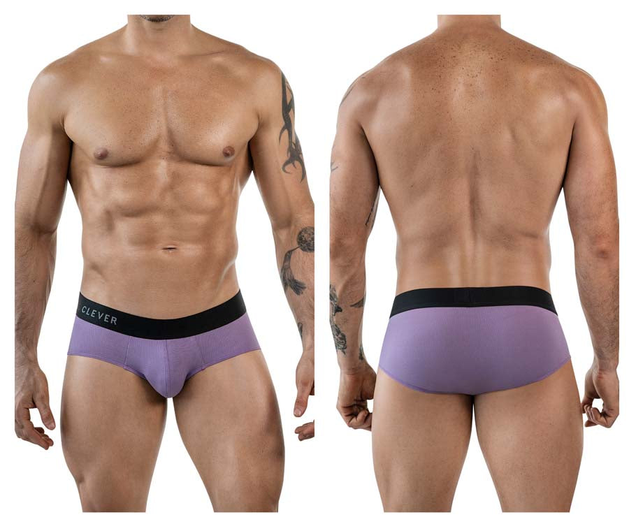 Clever 1862 Oneal Male Sleek & Modern Briefs Petrol Lilac
