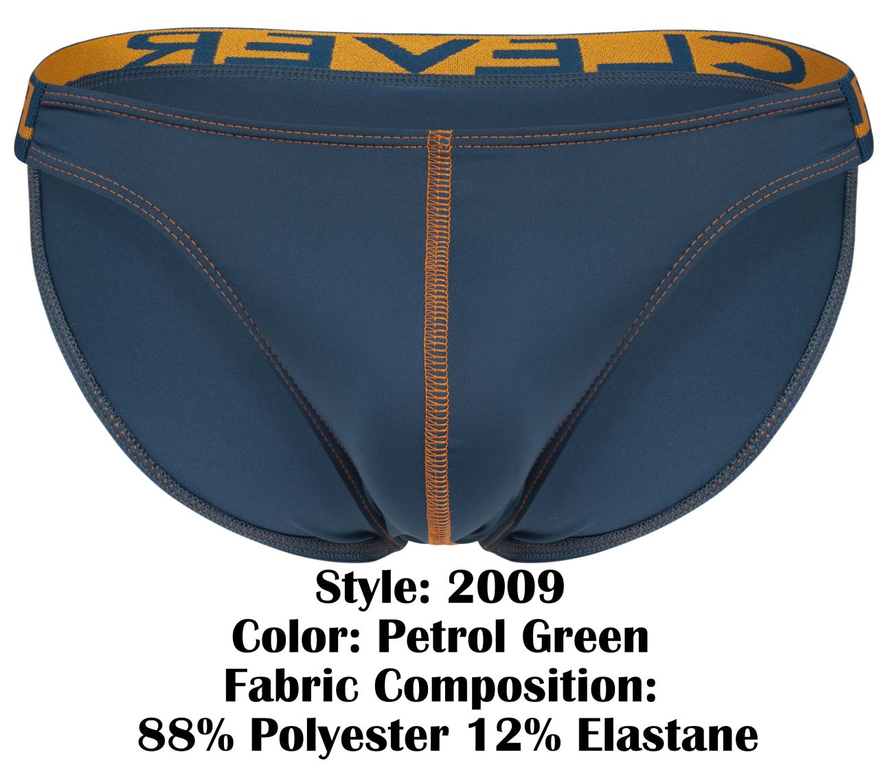 Clever 2009 Earthskin Mens Sleek Design Bikini Brief Petrol Green