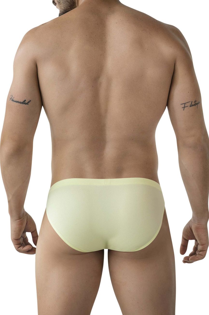 Clever 2014 Reto Mens Smooth Lightweight Briefs Light Yellow