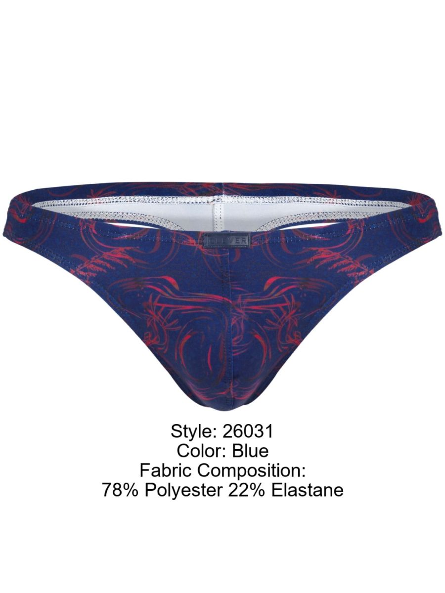 26031 Helion Male Daily Essentials Perfect Balance Thongs Blue