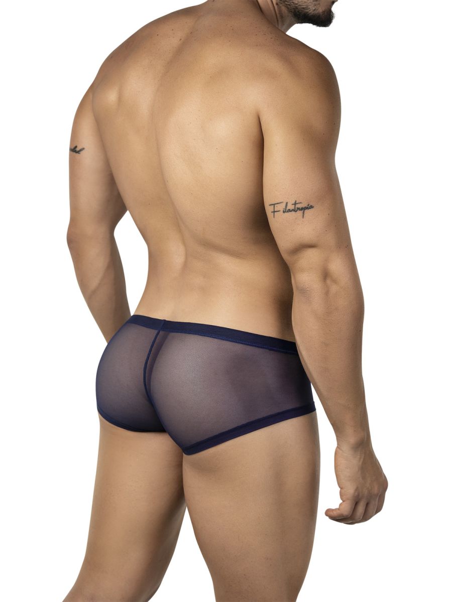 Clever 26067 3PK Australian Latin Mens Sheer Mesh Trunks Multi-Coloured