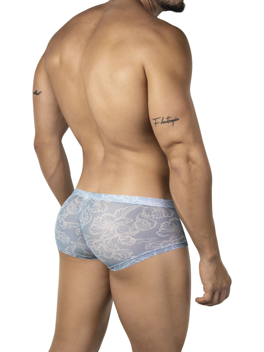 Clever 26067 3PK Australian Latin Mens Sheer Mesh Trunks Multi-Coloured