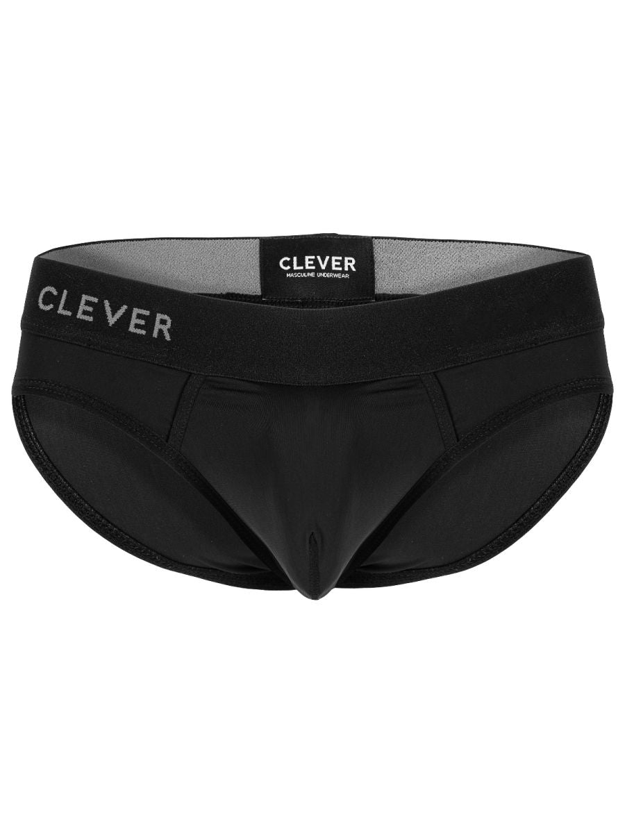Clever 26210 Salento Mens Sleek Athletic Sihouette Briefs Black