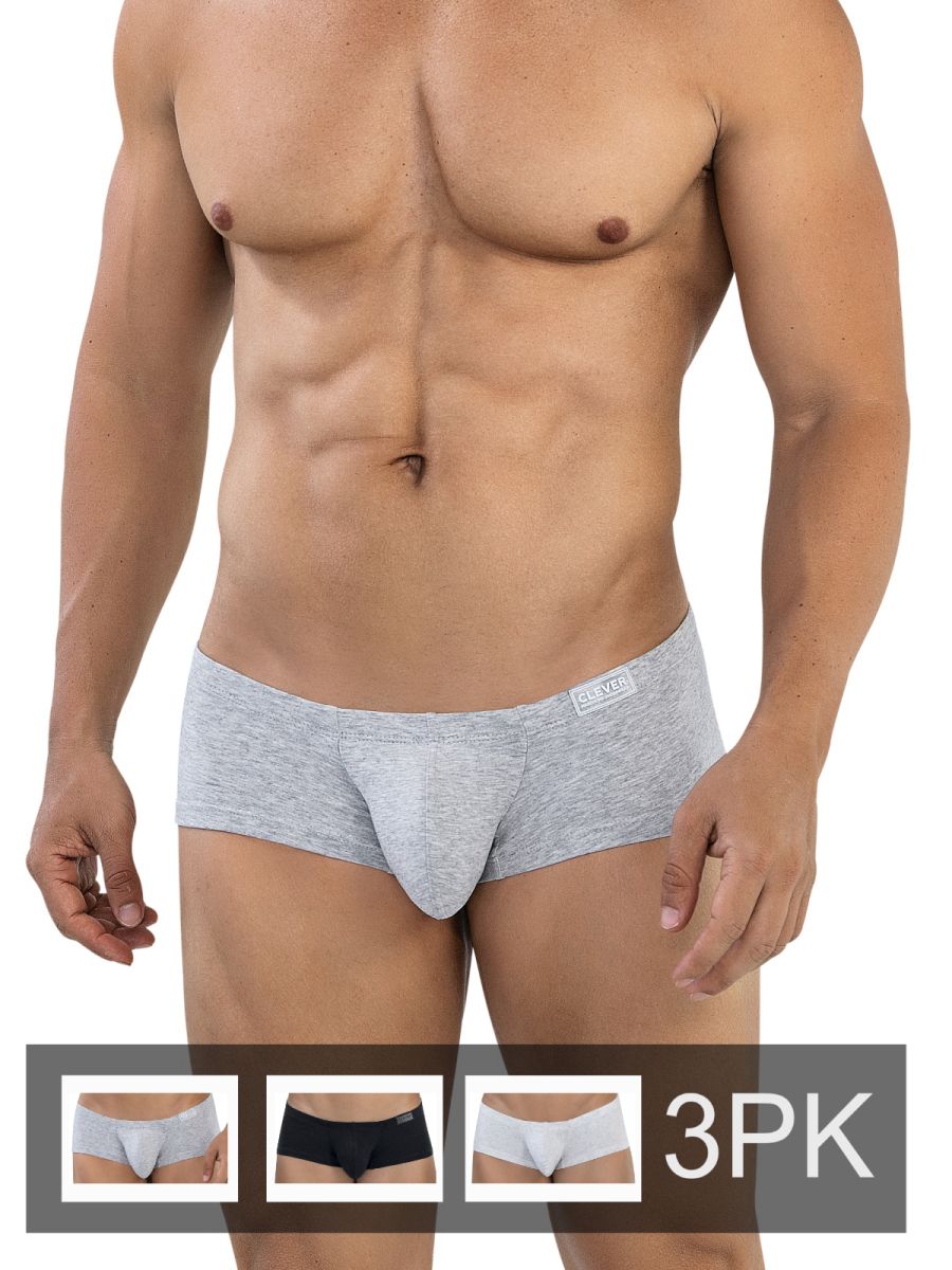 Clever 26227 3PK Mens Australian Latin Daily Essentials Trunks 3 Colours