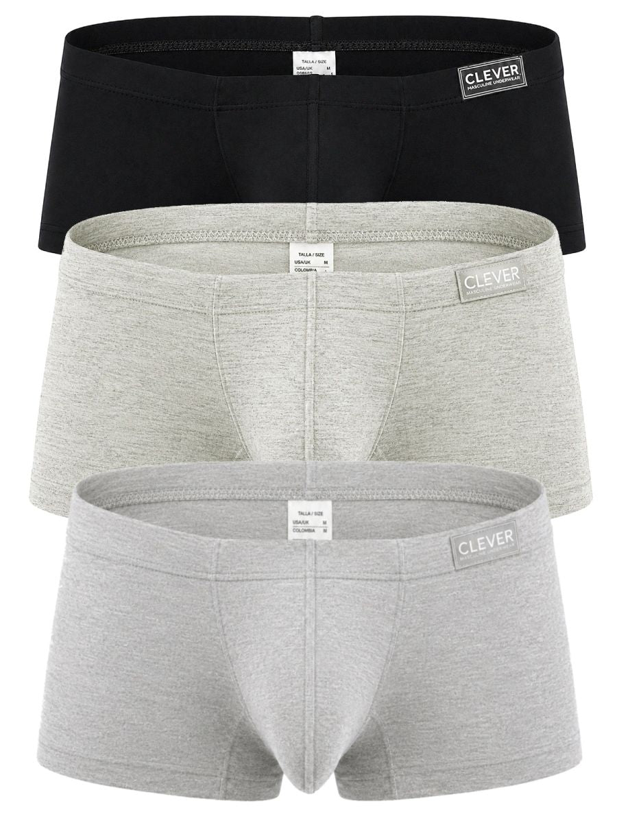Clever 26227 3PK Mens Australian Latin Daily Essentials Trunks 3 Colours