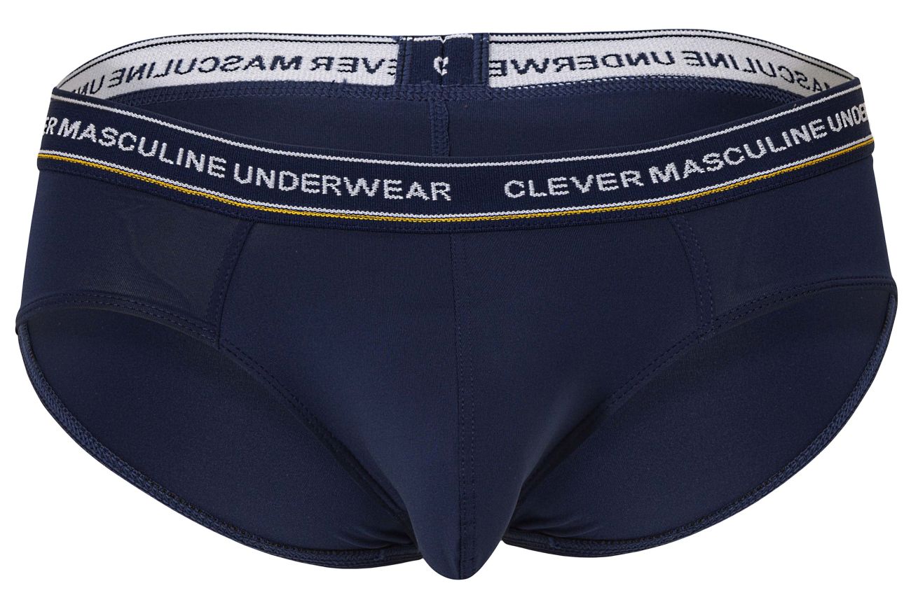 Clever 519969 3 Pack Mens Australian Latin Briefs Blue-Petrol-Green