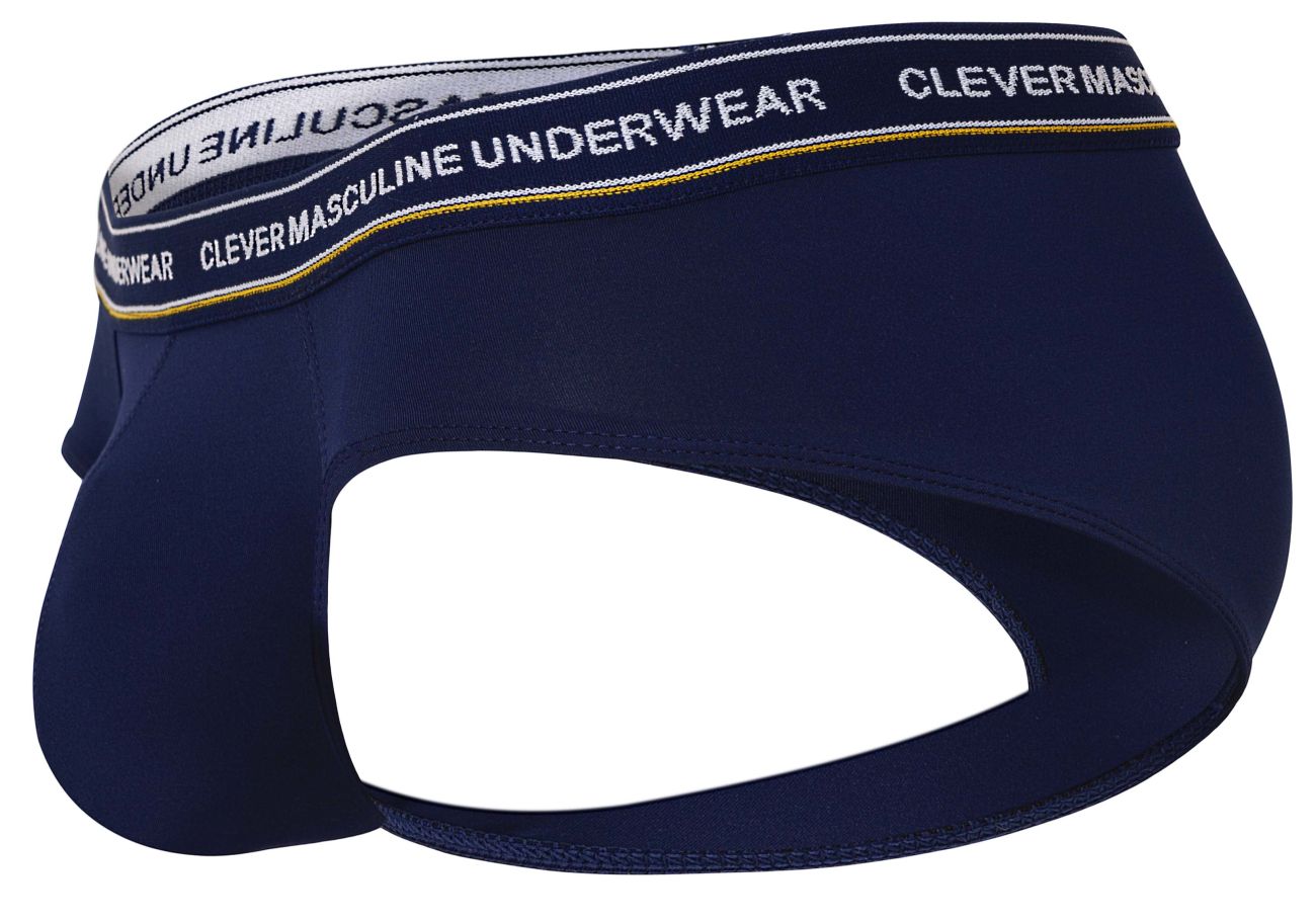 Clever 519969 3 Pack Mens Australian Latin Briefs Blue-Petrol-Green