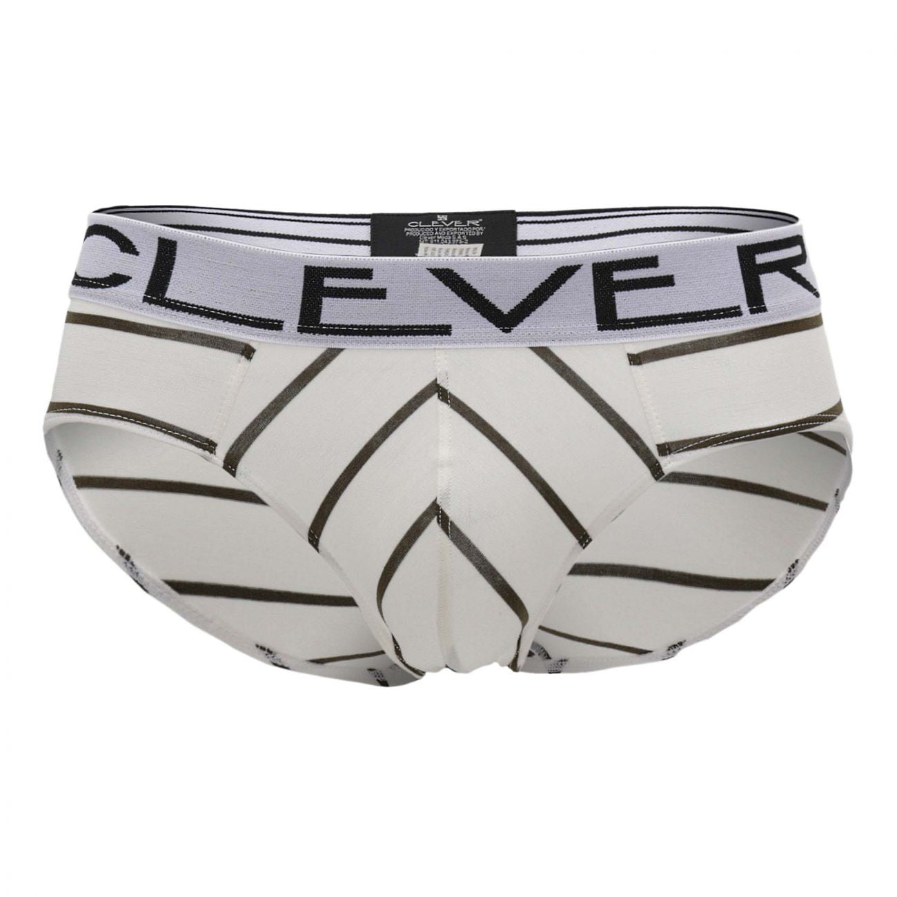 Clever 5199 Limited Edition Underwear Briefs Green Stripe