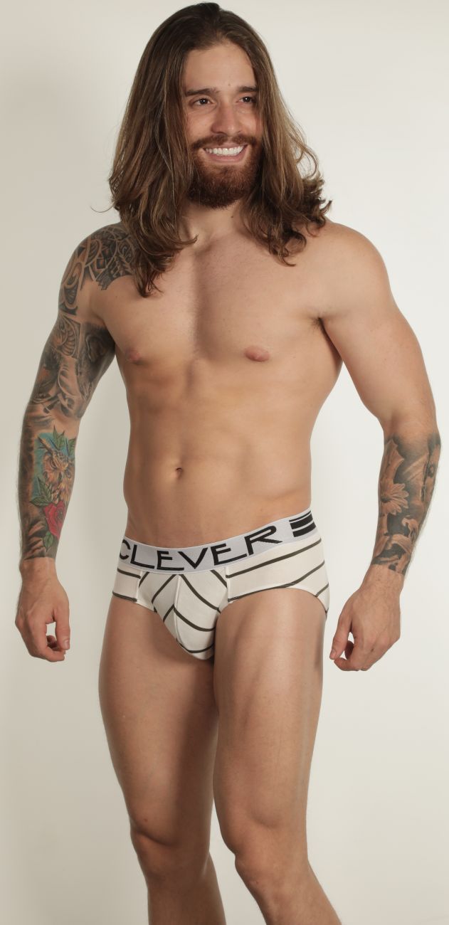 Clever 5199 Limited Edition Underwear Briefs Green Stripe