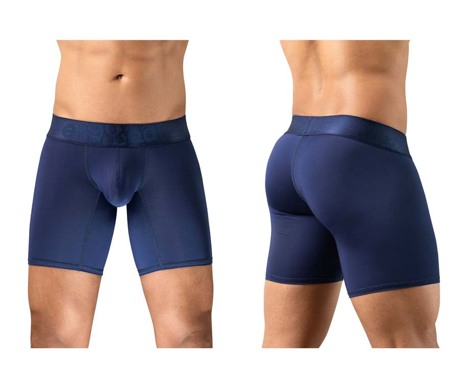 ErgoWear EW1741 MAX BOLD Mens Sleek & Comfortable Boxer Briefs Navy Blue