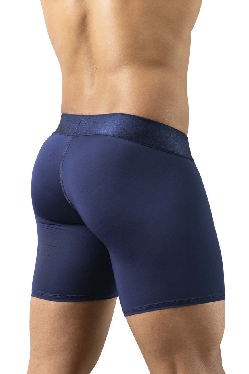 ErgoWear EW1741 MAX BOLD Mens Sleek & Comfortable Boxer Briefs Navy Blue