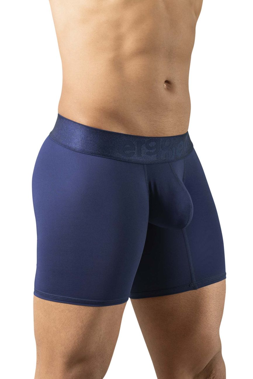 ErgoWear EW1741 MAX BOLD Mens Sleek & Comfortable Boxer Briefs Navy Blue