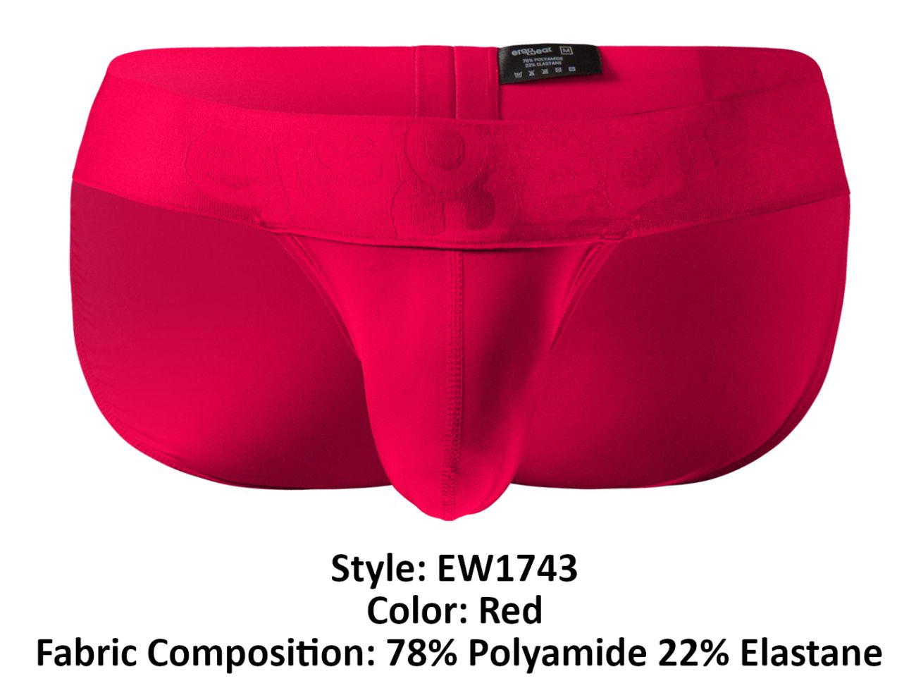 ErgoWear EW1743 MAX BOLD Mens Sleek Stretch Bikini Brief