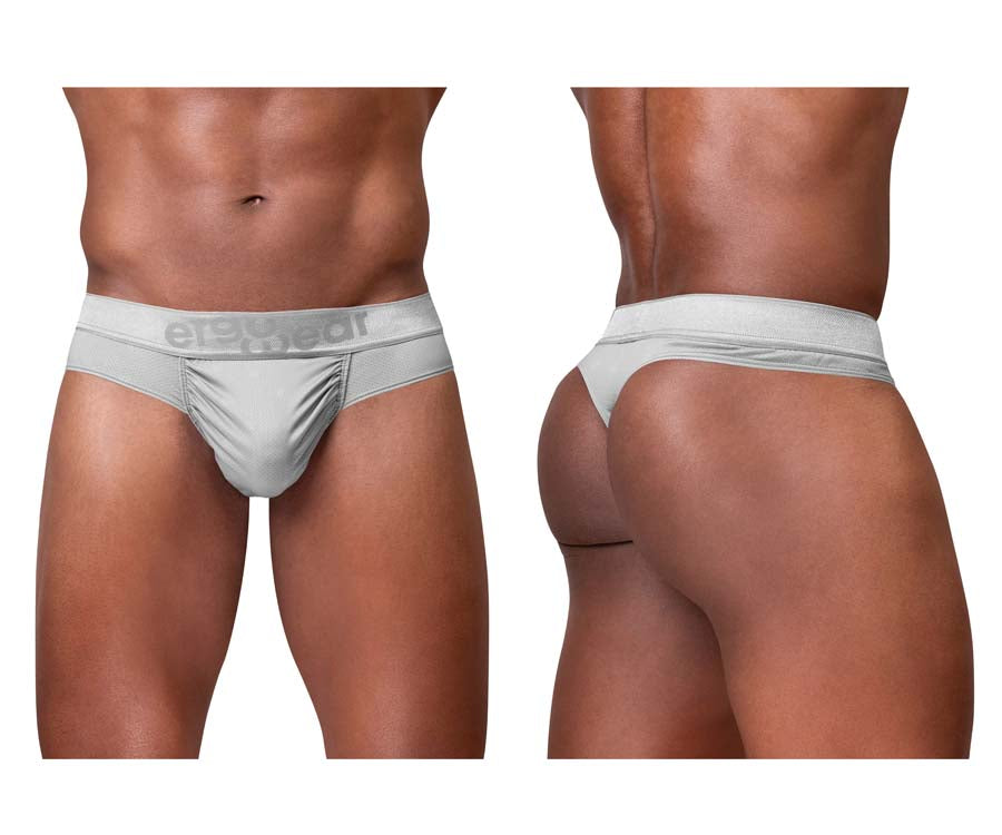 ErgoWear EW1758 FEEL SE Mens Sleek Thongs Silver