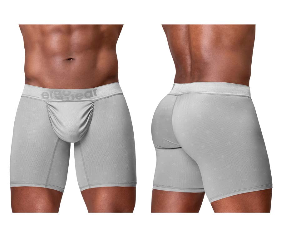 ErgoWear EW1761 FEEL SE Mens Sleek Boxer Briefs Silver