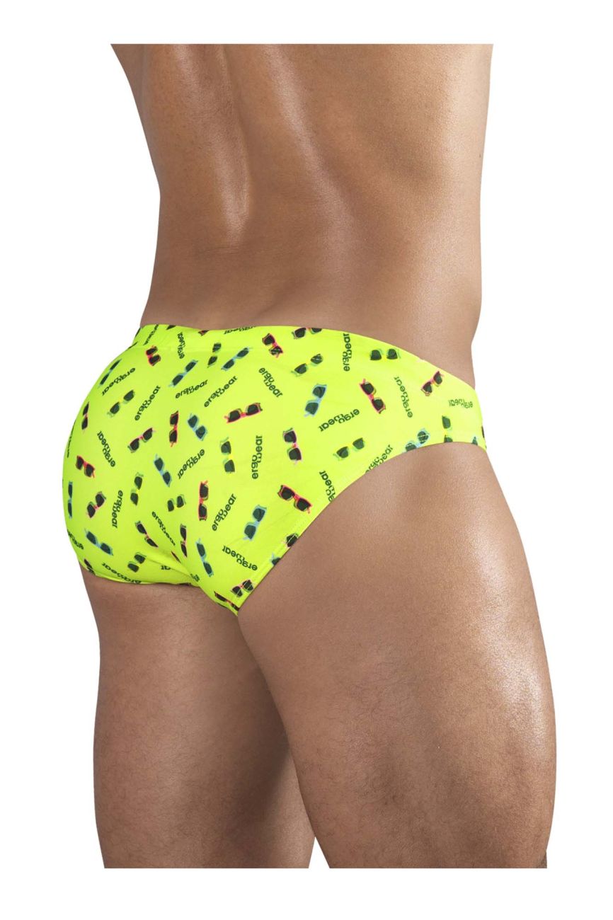 ErgoWear EW1765 X4D SW Swim Briefs Sunglasses & Soda Bright Yellow