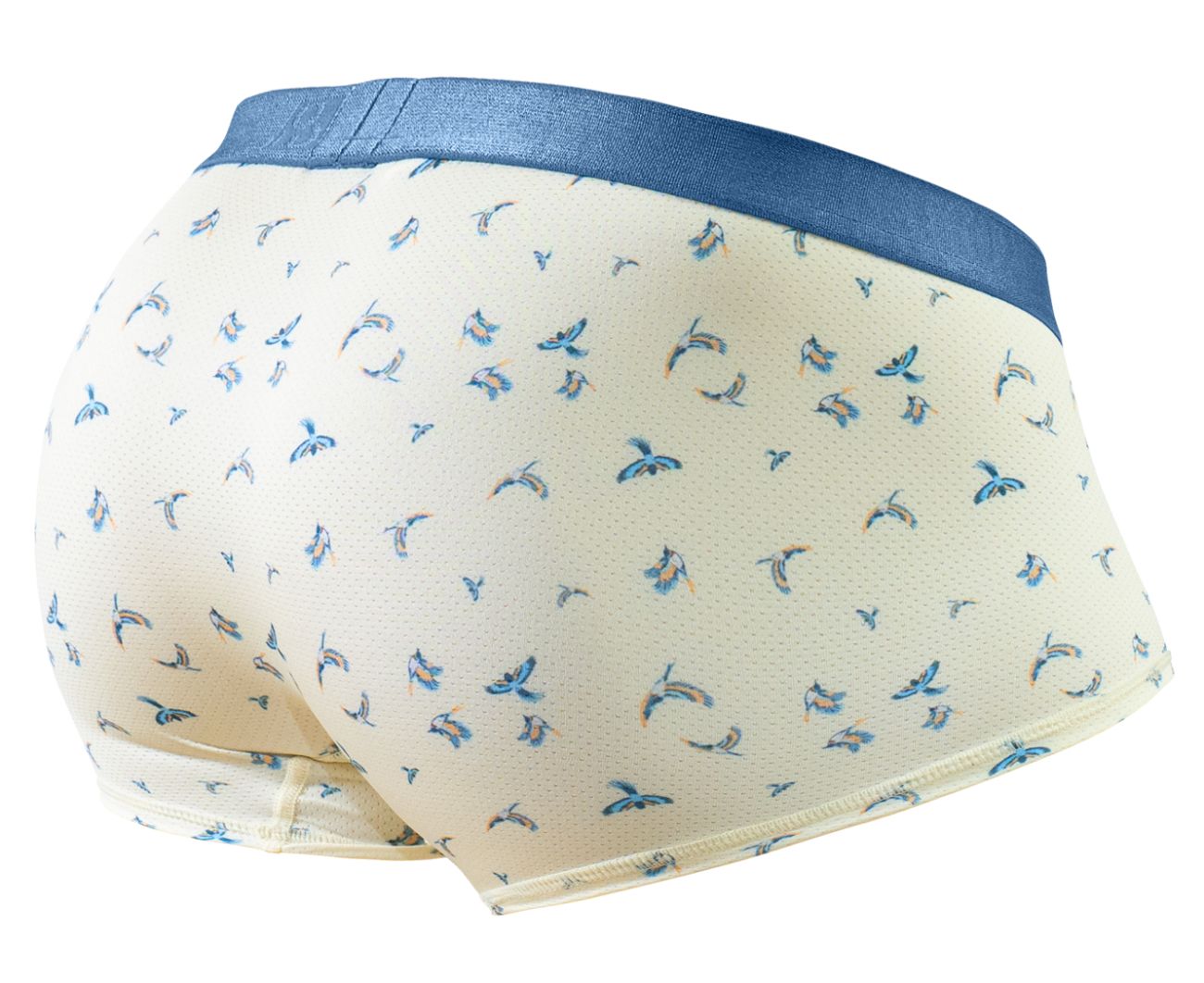 ErgoWear EW1770 SLK SE Male Comfortable Trunks Vanilla Birds