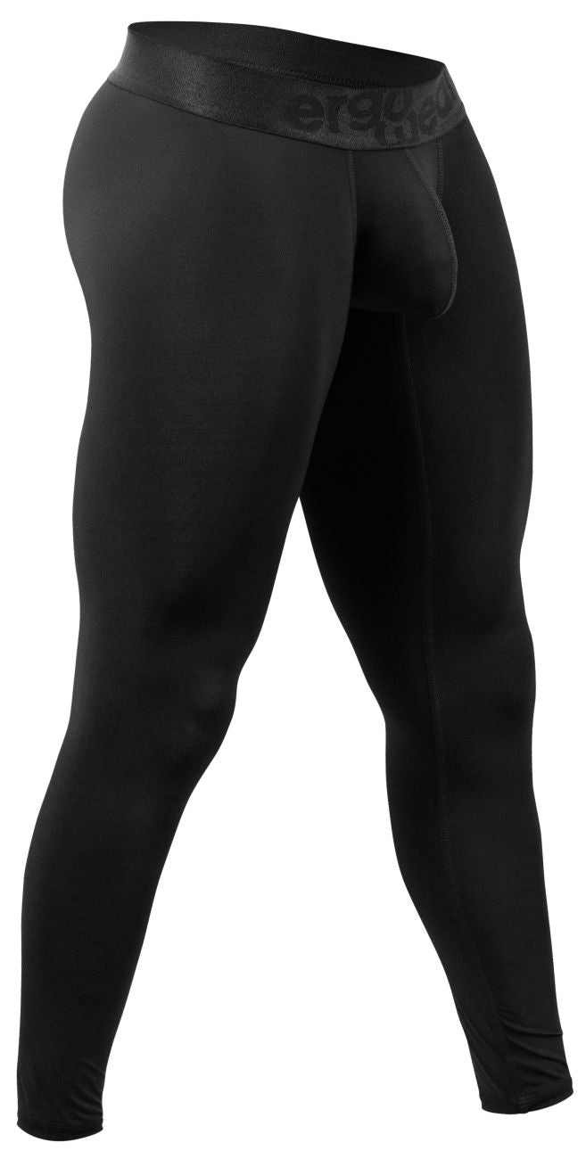 ErgoWear EW1784 MAX BOLD Male Athletic Leggings Black