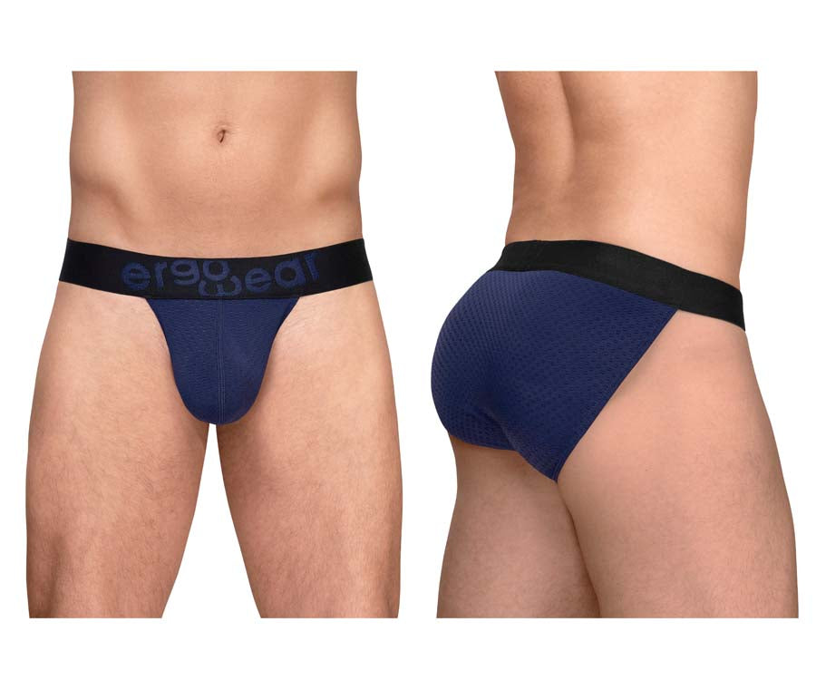 ErgoWear EW1790 MAX FLOW Mens Sleek Bikini Brief Dark Blue