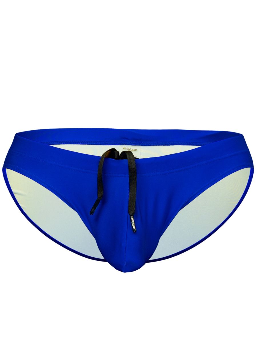 ErgoWear EW1835 Performance 4-Way Male Stretch Swim Bikini Electric Blue