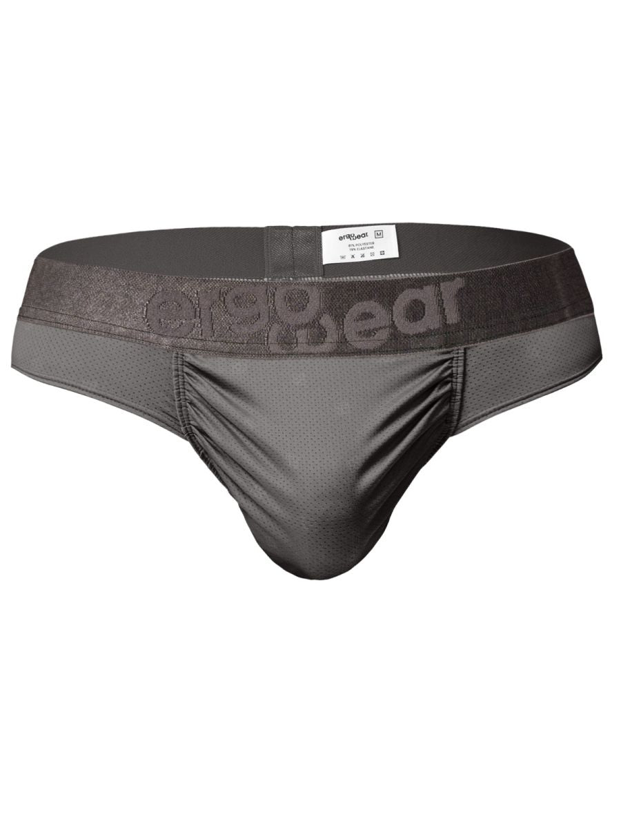 ErgoWear EW1841 FEEL SE Mens Comfort & Athletic Support Thongs Dark Gray Plus Sizes