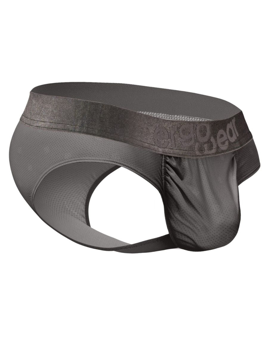 ErgoWear EW1842 FEEL SE Comfort & Athletic Support Briefs Dark Gray Plus Sizes