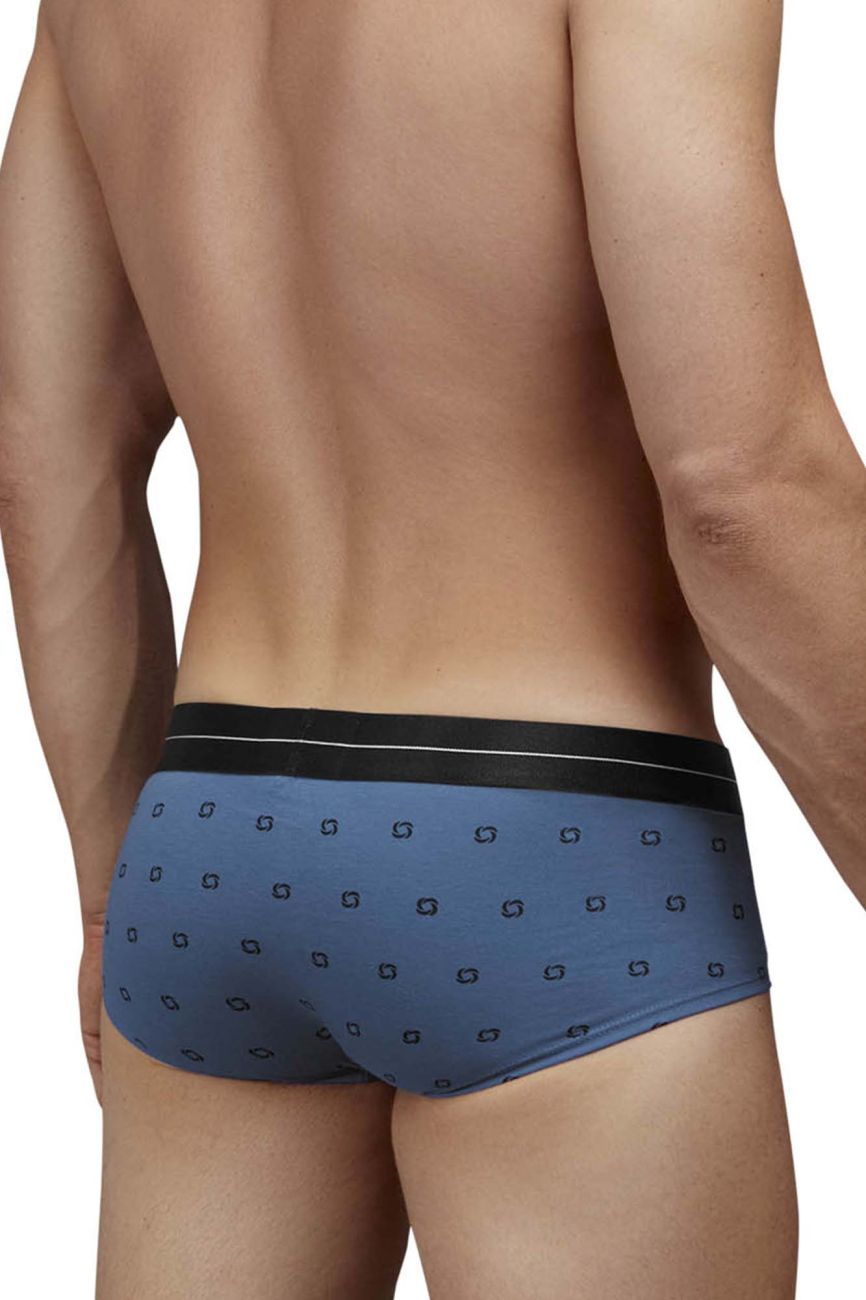 HAWAIR 42531 Cotton Blend Male Everyday Briefs Blue Quartz