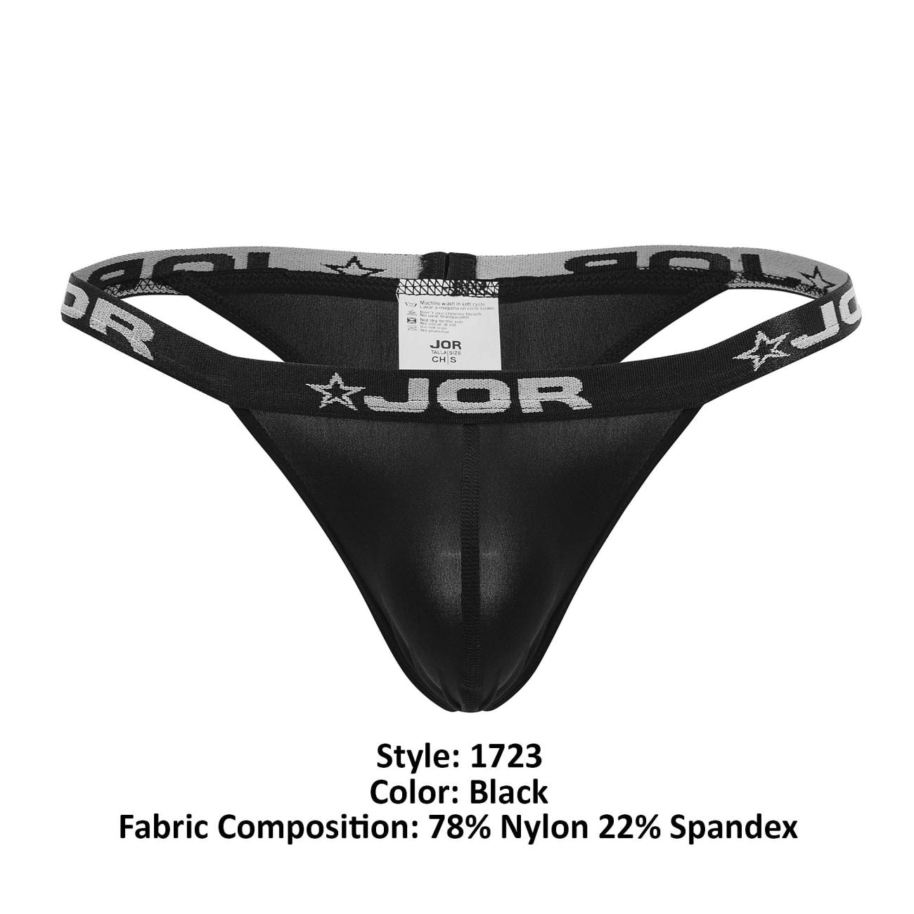 JOR 1723 Romeo Thongs Black