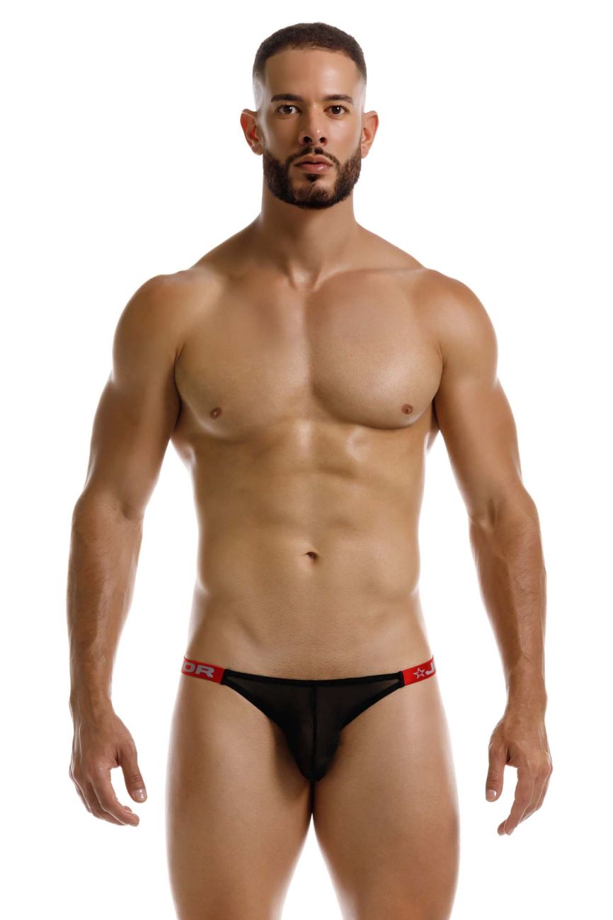 JOR 2238 Frost Male Ultra Mini Low Rise Thong Black