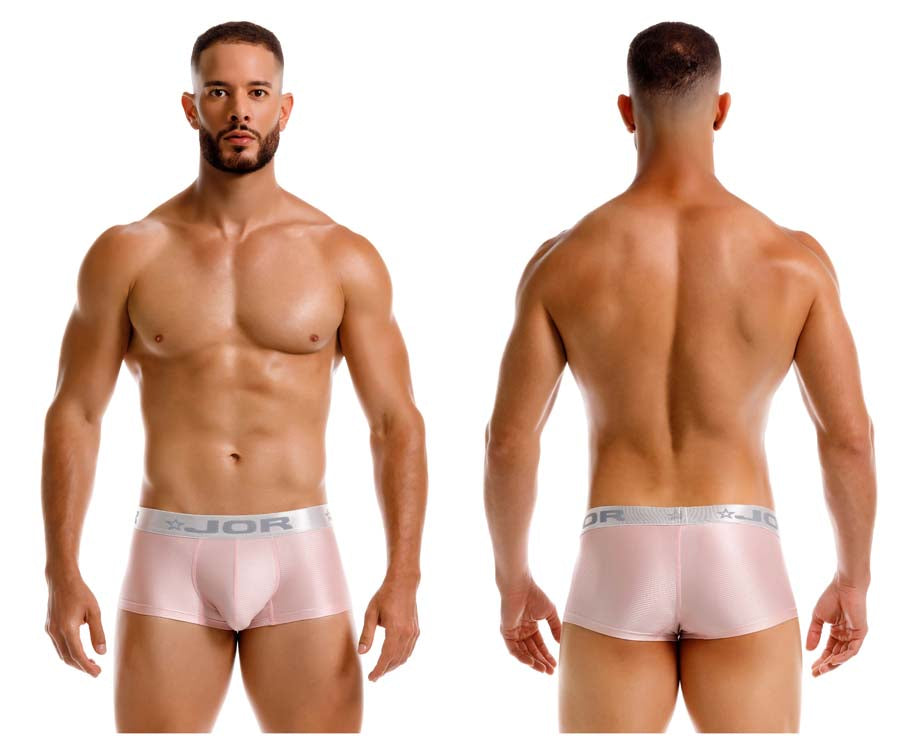 JOR 2251 Bright Mens Sleek Low-rise Trunks Pink