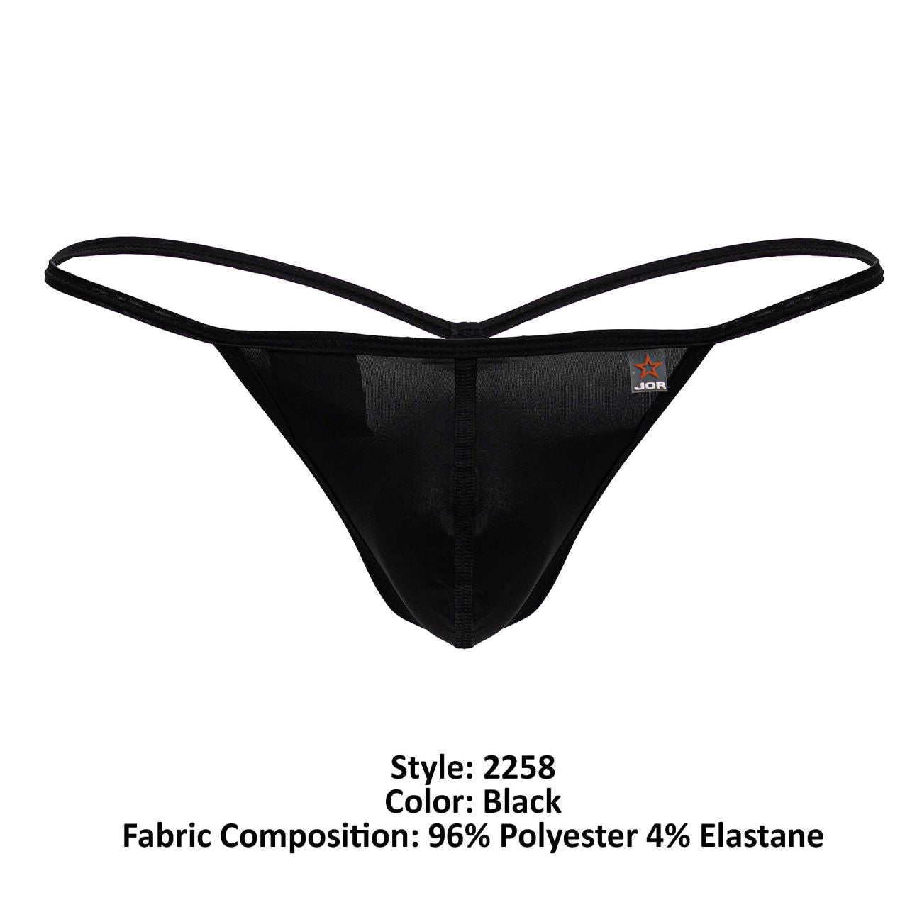 JOR 2258 Axel Mens Bold Minimalism G-String Black