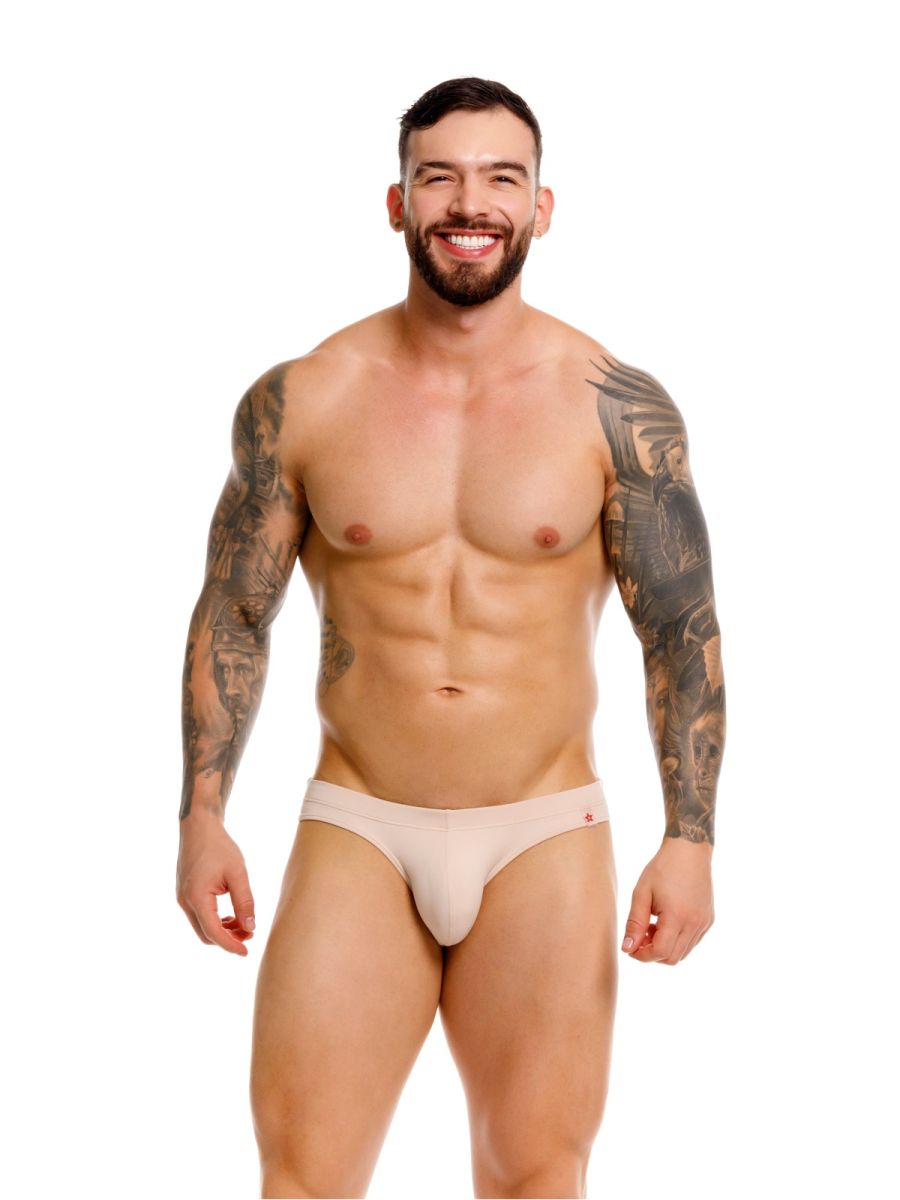JOR 2349 Mens Invisible Under Clothes Thongs Beige Plus Sizes