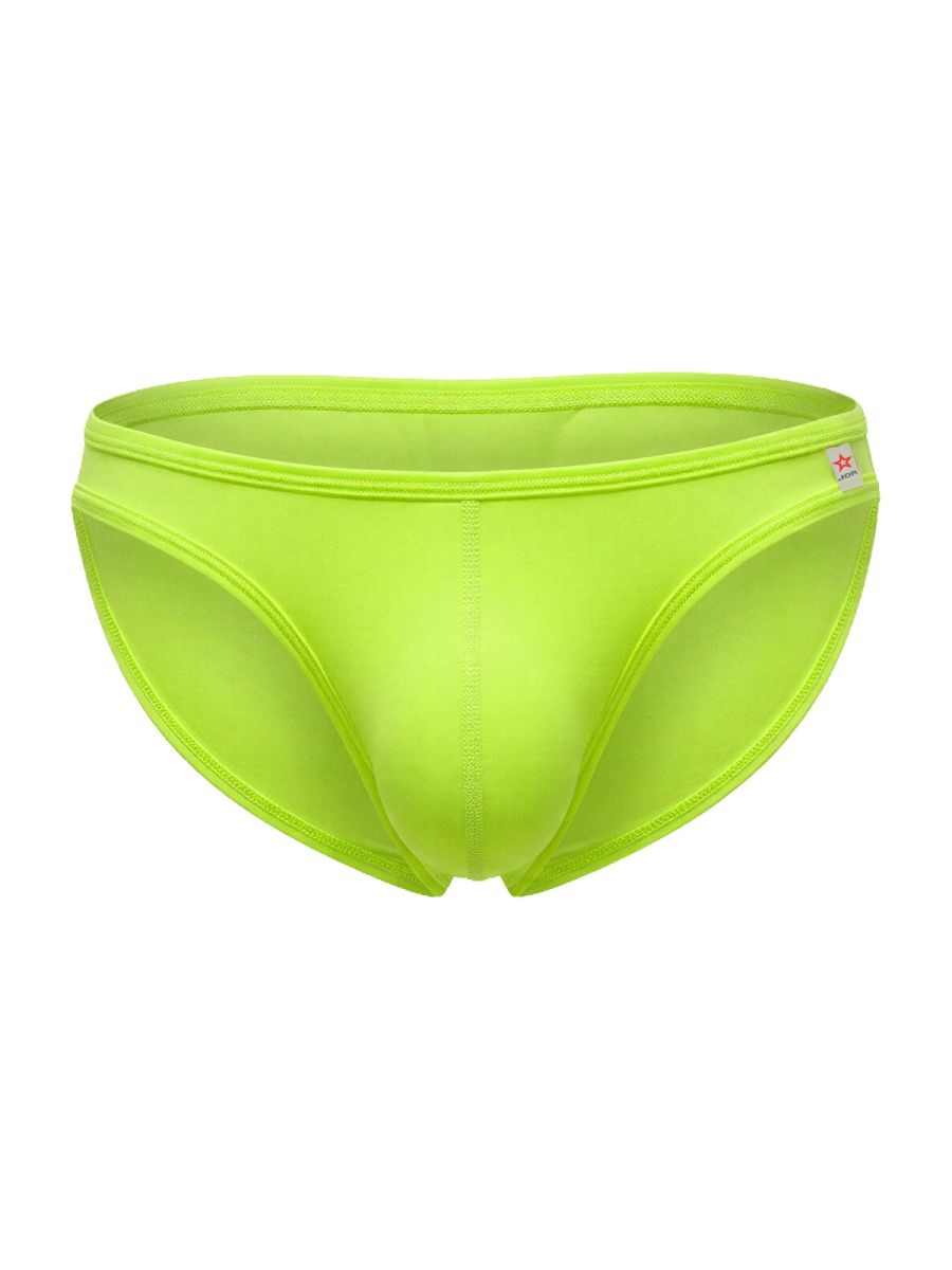 JOR 2353 Origin Mens Minimal Sleek Bikini Neon Green Plus Sizes