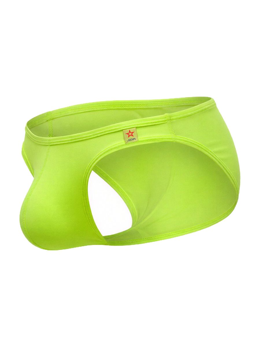 JOR 2353 Origin Mens Minimal Sleek Bikini Neon Green Plus Sizes